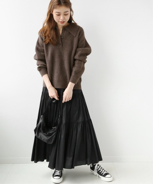 JOURNAL STANDARD relume（ジャーナルスタンダード　レリューム）の「フォックスウールポロネックプルオーバー◆（ニット/セーター・レディース・ベージュ/ブラウン・FREE）」の15枚目の写真