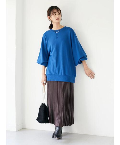 CRAFT STANDARD BOUTIQUE(クラフトスタンダードブティック)の「タイトニットプリーツスカート *◇(スカート・レディース・ブラック/ベージュ/ブラウン・M/L)」の20枚目の写真