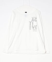 ラメプリントTシャツ