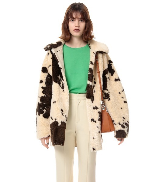 SLY（スライ）の「CREW NECK HG TOPS クルーネックハイゲージ トップス（ニット/セーター・レディース・ターコイズブルー/キャメル/グリーン/ブラック/クリアレッド・FREE）」の11枚目の写真