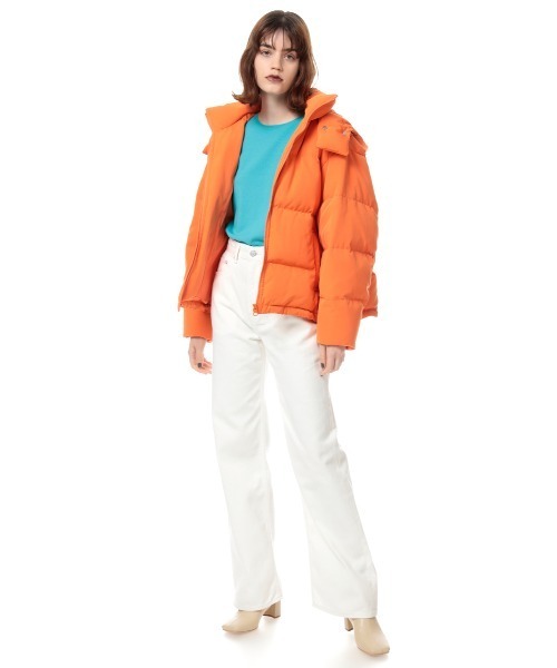 SLY（スライ）の「CREW NECK HG TOPS クルーネックハイゲージ トップス（ニット/セーター・レディース・ターコイズブルー/キャメル/グリーン/ブラック/クリアレッド・FREE）」の17枚目の写真