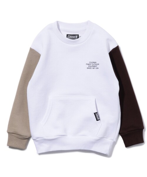 COLEMAN（コールマン）の「◆【リンク/140cmまで】別注Colemanトレーナー（スウェット・キッズ・ベージュ/ホワイト系7・11/10/12/13/14）」の10枚目の写真