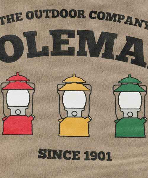 COLEMAN（コールマン）の「◆【リンク/140cmまで】別注Colemanトレーナー（スウェット・キッズ・ベージュ/ホワイト系7・11/10/12/13/14）」の6枚目の写真