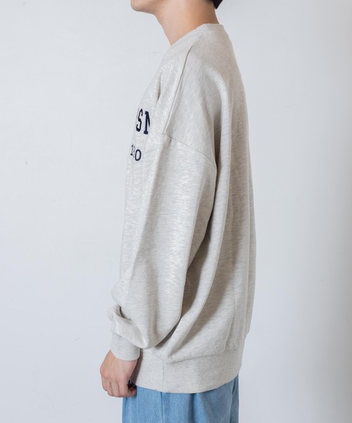 U.S. POLO ASSN.（ユーエスポロアッスン）の「∴WEGO/U.S. POLO ASSN.|別注 ビッグシルエットロゴ刺繍プルオーバー（スウェット・メンズ・ダークグリーン/杢グレー/オートミール/ネイビー・MEDIUM/LARGE）」の22枚目の写真