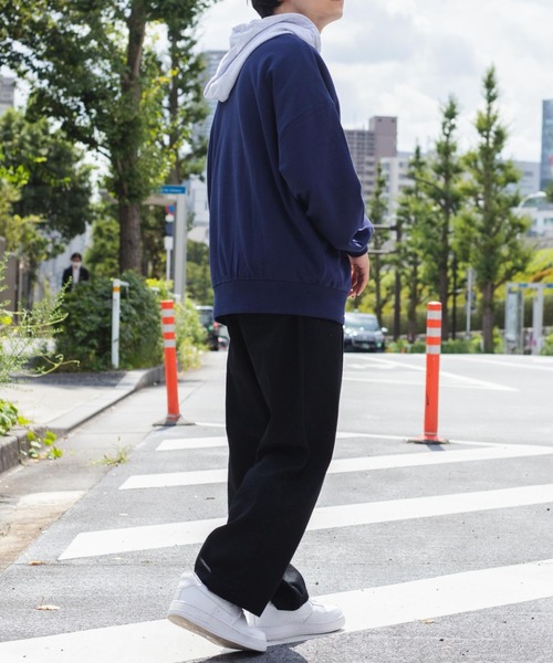 U.S. POLO ASSN.（ユーエスポロアッスン）の「∴WEGO/U.S. POLO ASSN.|別注 ビッグシルエットロゴ刺繍プルオーバー（スウェット・メンズ・ダークグリーン/杢グレー/オートミール/ネイビー・MEDIUM/LARGE）」の17枚目の写真