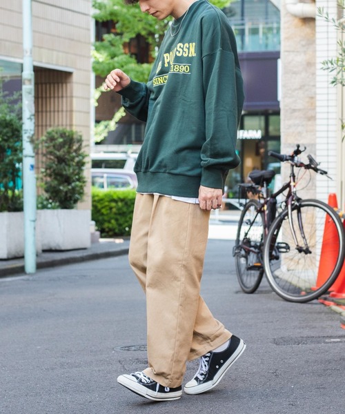 U.S. POLO ASSN.（ユーエスポロアッスン）の「∴WEGO/U.S. POLO ASSN.|別注 ビッグシルエットロゴ刺繍プルオーバー（スウェット・メンズ・ダークグリーン/杢グレー/オートミール/ネイビー・MEDIUM/LARGE）」の13枚目の写真