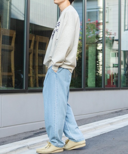 U.S. POLO ASSN.（ユーエスポロアッスン）の「∴WEGO/U.S. POLO ASSN.|別注 ビッグシルエットロゴ刺繍プルオーバー（スウェット・メンズ・ダークグリーン/杢グレー/オートミール/ネイビー・MEDIUM/LARGE）」の10枚目の写真