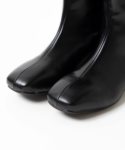 WEGO（ウィゴー）の「WEGO/ヒールロングブーツ（ブーツ・レディース・ブラック/ブラウン/オフホワイト/その他1・MEDIUM/LARGE）」の17枚目の写真