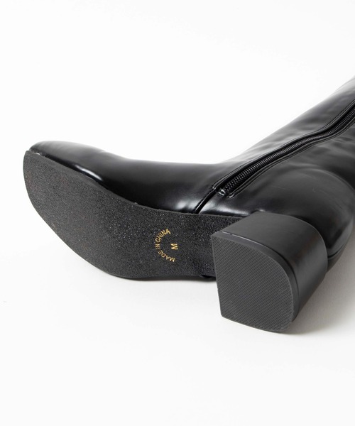 WEGO（ウィゴー）の「WEGO/ヒールロングブーツ（ブーツ・レディース・ブラック/ブラウン/オフホワイト/その他1・MEDIUM/LARGE）」の19枚目の写真