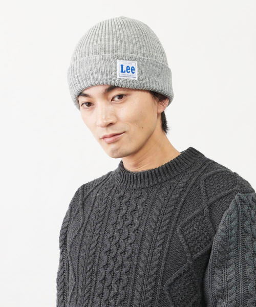 Lee（リー）の「Lee/リー ビーニー WATCH CAP ACRYLIC 100176316（ニットキャップ/ビーニー・メンズ・ブラック/ホワイト/ネイビー/ベージュ/グレー/ホワイト×ホワイト/ブラック×ブラック・FREE）」の20枚目の写真