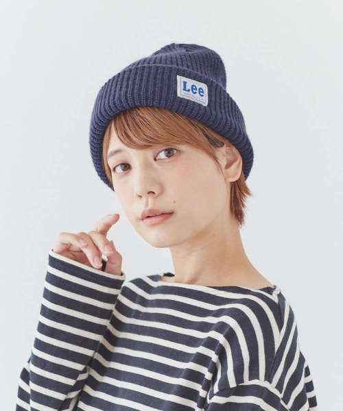 Lee（リー）の「Lee/リー ビーニー WATCH CAP ACRYLIC 100176316（ニットキャップ/ビーニー・メンズ・ブラック/ホワイト/ネイビー/ベージュ/グレー/ホワイト×ホワイト/ブラック×ブラック・FREE）」の22枚目の写真