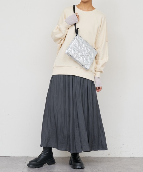 CONTROL FREAK / CTFK（コントロールフリーク）の「【CONTROL FREAK/コントロールフリーク】スタースタンプレイヤードサコッシュ（ボディバッグ/ウエストポーチ・レディース・シルバー・ONE SIZE）」の12枚目の写真