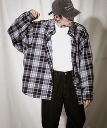 URBAN RESEARCH | URBAN RESEARCH iD　オーバーボタンダウンチェックシャツ(シャツ/ブラウス)
