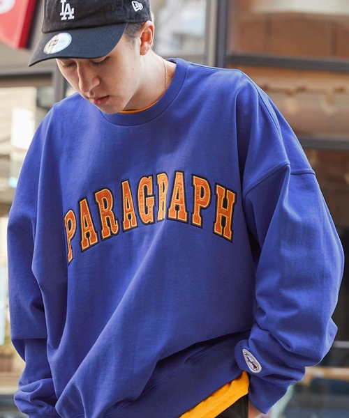 Paragraph（パラグラフ）の「【Paragraph/パラグラフ】PARAGRAPH_NO.38  INDUSTRIAL EMB MTM/インダストリアル エンブロイダリーブランド カレッジロゴ刺繍 スウェット（スウェット・メンズ・チャコール/ブルー/ライトグレー/グリーン/チャコールグレー/アッシュグレー/ライトグリーン/バイオレット/ライトブルー・FREE）」の20枚目の写真