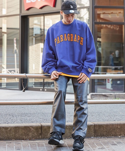Paragraph（パラグラフ）の「【Paragraph/パラグラフ】PARAGRAPH_NO.38  INDUSTRIAL EMB MTM/インダストリアル エンブロイダリーブランド カレッジロゴ刺繍 スウェット（スウェット・メンズ・チャコール/ブルー/ライトグレー/グリーン/チャコールグレー/アッシュグレー/ライトグリーン/バイオレット/ライトブルー・FREE）」の16枚目の写真