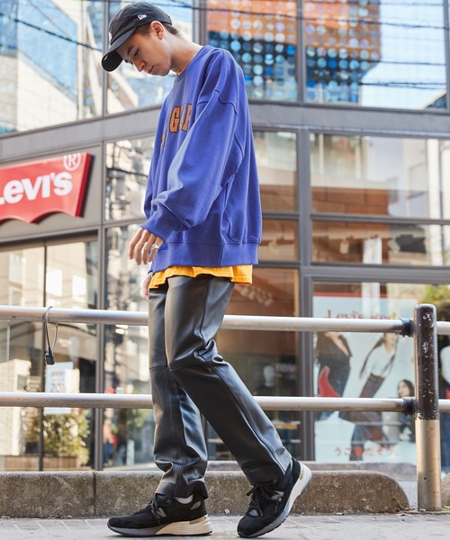 Paragraph（パラグラフ）の「【Paragraph/パラグラフ】PARAGRAPH_NO.38  INDUSTRIAL EMB MTM/インダストリアル エンブロイダリーブランド カレッジロゴ刺繍 スウェット（スウェット・メンズ・チャコール/ブルー/ライトグレー/グリーン/チャコールグレー/アッシュグレー/ライトグリーン/バイオレット/ライトブルー・FREE）」の15枚目の写真