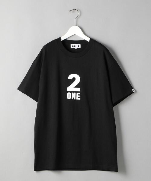 info. BEAUTY&YOUTH(インフォビューティアンドユース)の「【WEB限定】<2ONE(トゥーワン)> BW T/Tシャツ(Tシャツ/カットソー・メンズ・ブラック・M/L/XL)」の1枚目の写真