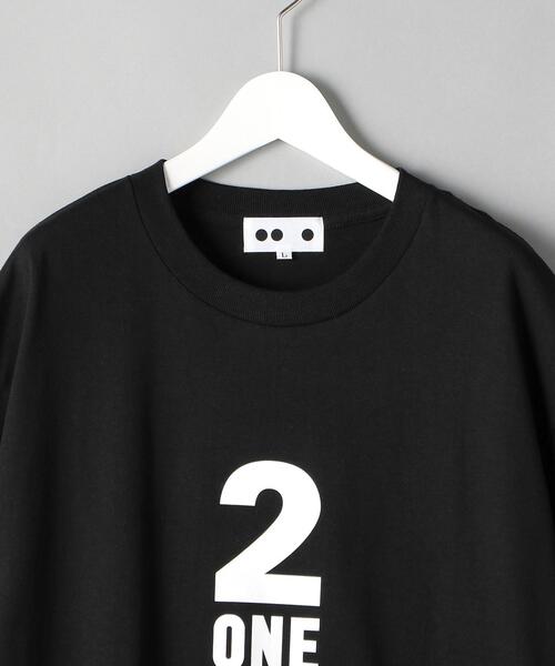 info. BEAUTY&YOUTH(インフォビューティアンドユース)の「【WEB限定】<2ONE(トゥーワン)> BW T/Tシャツ(Tシャツ/カットソー・メンズ・ブラック・M/L/XL)」の3枚目の写真