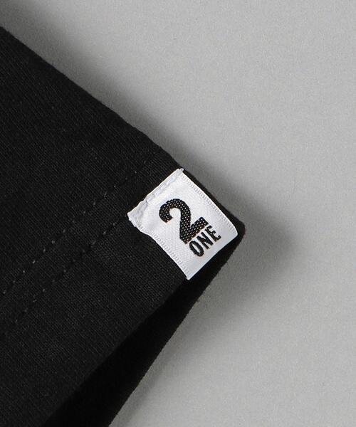 info. BEAUTY&YOUTH(インフォビューティアンドユース)の「【WEB限定】<2ONE(トゥーワン)> BW T/Tシャツ(Tシャツ/カットソー・メンズ・ブラック・M/L/XL)」の6枚目の写真