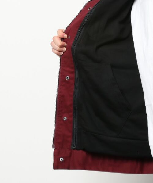 semantic design（セマンティックデザイン）の「セマンティックデザイン/semantic design 3WAY パーカー付ミリタリーアウター（ミリタリージャケット・メンズ・ボルドー/ブラック・X-LARGE/S/MEDIUM/LARGE）」の4枚目の写真