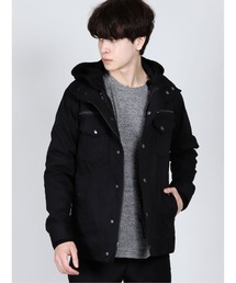 セマンティックデザイン/semantic design 3WAY パーカー付ミリタリーアウター