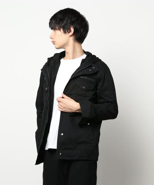 semantic design（セマンティックデザイン）の「セマンティックデザイン/semantic design 3WAY パーカー付ミリタリーアウター（ミリタリージャケット・メンズ・ボルドー/ブラック・X-LARGE/S/MEDIUM/LARGE）」の11枚目の写真