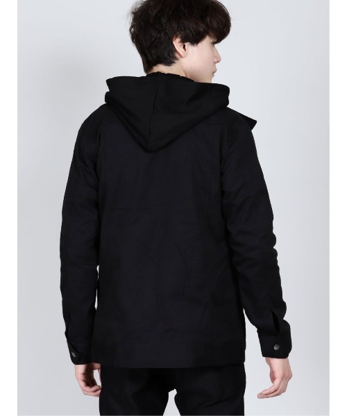 semantic design（セマンティックデザイン）の「セマンティックデザイン/semantic design 3WAY パーカー付ミリタリーアウター（ミリタリージャケット・メンズ・ボルドー/ブラック・X-LARGE/S/MEDIUM/LARGE）」の13枚目の写真