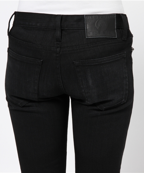 HYSTERIC GLAMOUR（ヒステリックグラマー）の「USED加工SデニムスリムPT（デニムパンツ・レディース・ブラック・SMALL/MEDIUM/XX-SMALL/X-SMALL）」の10枚目の写真