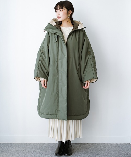 ジャケット・アウター F/CE RECYCLE MATERIAL PADDING PONCHO haco!（ハコ）の「F/CE. RECYCLE MATERIAL PADDING PONCHO（その他