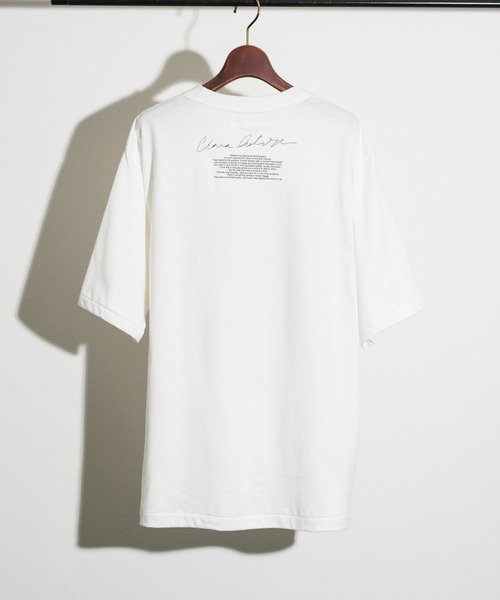 JANESMITH（ジェーンスミス）の「JANESMITH ジェーンスミス / GIRL IN YELLOW SHORT SLEEVE T-SHIRT グラフィックプリントビッグシルエットTシャツ / 22SCT-#156S-CA（Tシャツ/カットソー・レディース・ホワイト/グレー・MEDIUM/SMALL/X-LARGE/LARGE）」の8枚目の写真