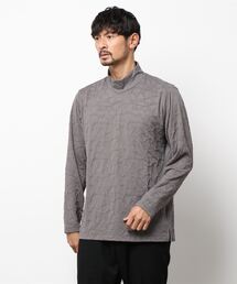 HIDEAWAYS NICOLE | クラック柄ブリスタージャカードハイネック(Tシャツ/カットソー)