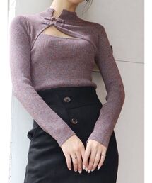 MURUA | チャイナタイトニット(ニット/セーター)