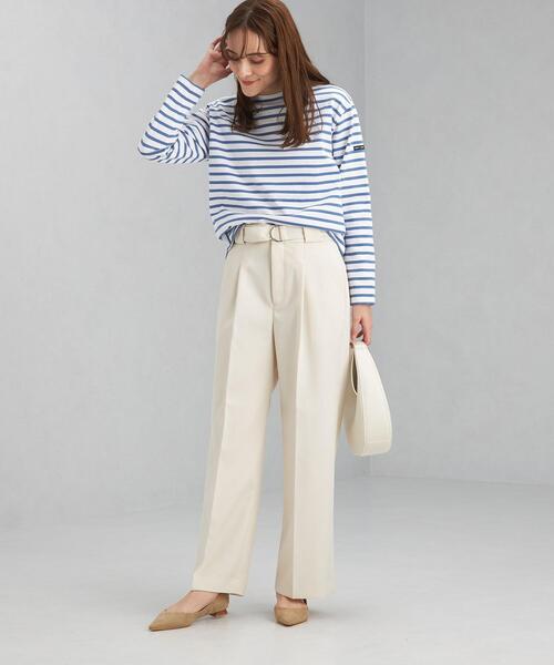 green label relaxing ホワイトワイドパンツ size SHORT/TALLあり］BREEZE LINEN ブリーズリネン ワイド