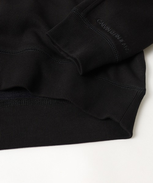 Calvin Klein Jeans（カルヴァンクラインジーンズ）の「[Calvin Klein Jeans/カルバンクラインジーンズ] ARCHVAL モノグラム FLOCK クルーネックスウェット（スウェット・レディース・ブラック・L/M/XL）」の12枚目の写真