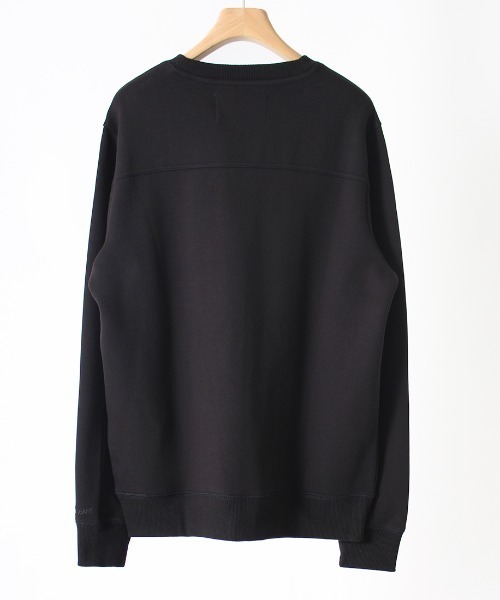 Calvin Klein Jeans（カルヴァンクラインジーンズ）の「[Calvin Klein Jeans/カルバンクラインジーンズ] ARCHVAL モノグラム FLOCK クルーネックスウェット（スウェット・レディース・ブラック・L/M/XL）」の10枚目の写真