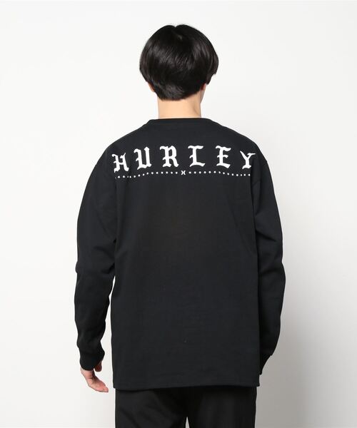 Hurley (ハーレー)の「【ムラサキスポーツ別注】Hurley/ハーレー ルーズシルエット バックプリントロンT MLS2200091(Tシャツ/カットソー・メンズ・ホワイト/ブラック・S/M/L)」の9枚目の写真