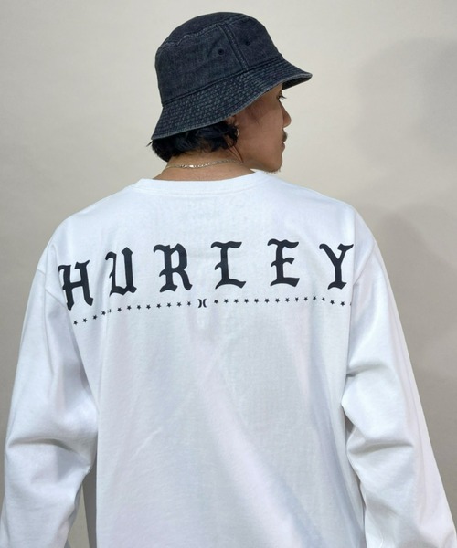 Hurley (ハーレー)の「【ムラサキスポーツ別注】Hurley/ハーレー ルーズシルエット バックプリントロンT MLS2200091(Tシャツ/カットソー・メンズ・ホワイト/ブラック・S/M/L)」の1枚目の写真