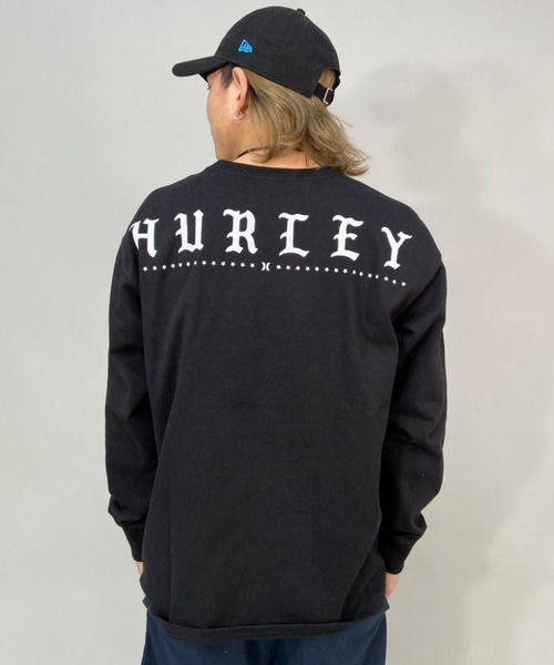 Hurley (ハーレー)の「【ムラサキスポーツ別注】Hurley/ハーレー ルーズシルエット バックプリントロンT MLS2200091(Tシャツ/カットソー・メンズ・ホワイト/ブラック・S/M/L)」の2枚目の写真
