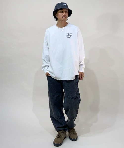 Hurley (ハーレー)の「【ムラサキスポーツ別注】Hurley/ハーレー ルーズシルエット バックプリントロンT MLS2200091(Tシャツ/カットソー・メンズ・ホワイト/ブラック・S/M/L)」の6枚目の写真