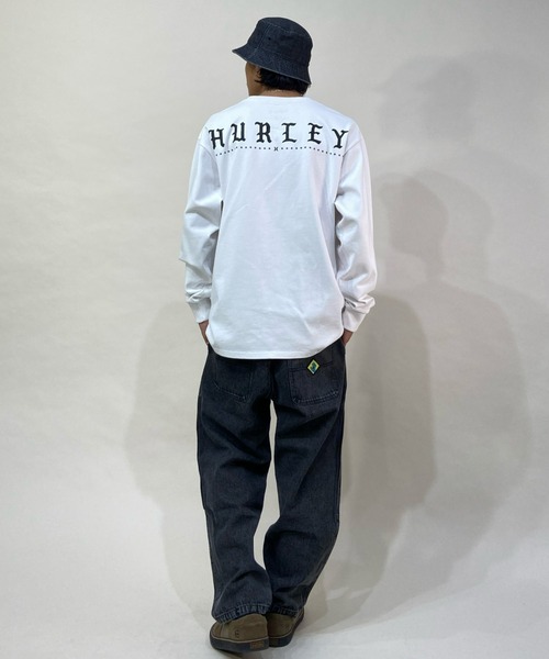 Hurley (ハーレー)の「【ムラサキスポーツ別注】Hurley/ハーレー ルーズシルエット バックプリントロンT MLS2200091(Tシャツ/カットソー・メンズ・ホワイト/ブラック・S/M/L)」の7枚目の写真