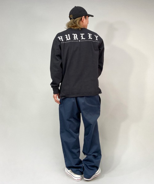 Hurley (ハーレー)の「【ムラサキスポーツ別注】Hurley/ハーレー ルーズシルエット バックプリントロンT MLS2200091(Tシャツ/カットソー・メンズ・ホワイト/ブラック・S/M/L)」の17枚目の写真