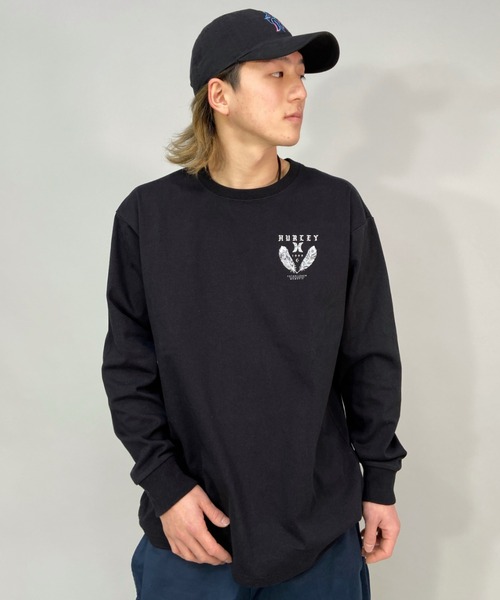 Hurley (ハーレー)の「【ムラサキスポーツ別注】Hurley/ハーレー ルーズシルエット バックプリントロンT MLS2200091(Tシャツ/カットソー・メンズ・ホワイト/ブラック・S/M/L)」の11枚目の写真