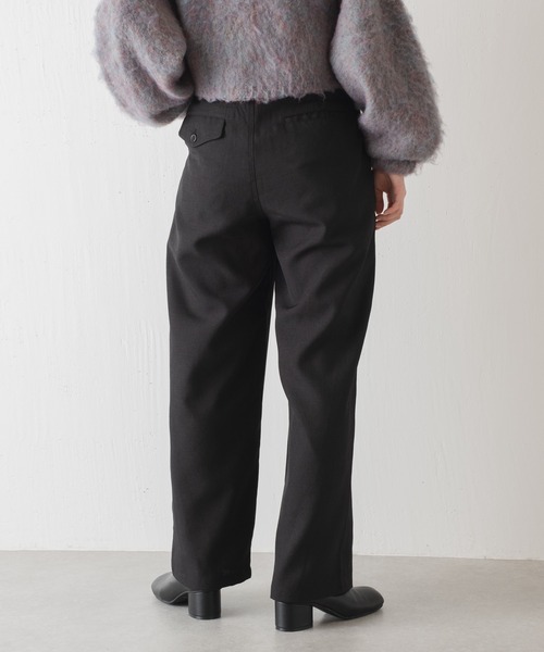 Kastane（カスタネ）の「【SETUP対応】ハイウエストダブルタックパンツ（その他パンツ・レディース・ブラック/ブラウン/ライトベージュ・FREE）」の11枚目の写真