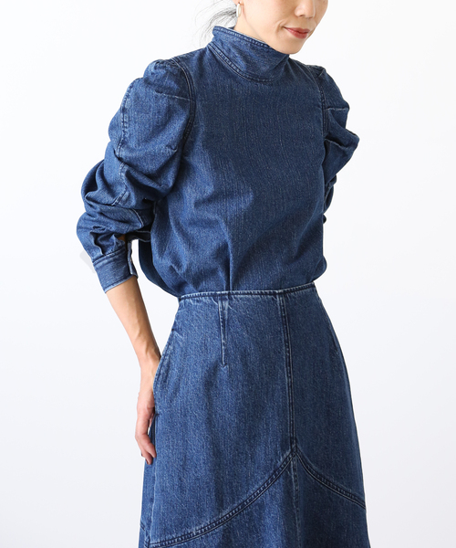 VERMEIL par iena（ヴェルメイユパーイエナ）の「デニムボウタイ