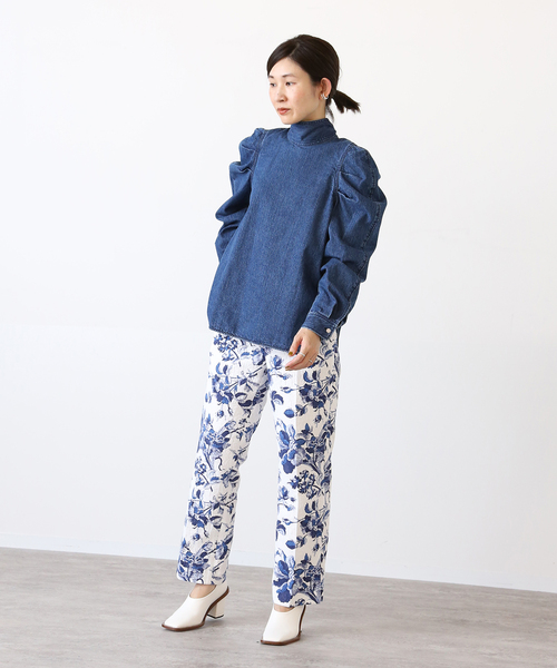 りく様　VERMEIL par iena デニムボウタイブラウス りく様 VERMEIL par iena デニムボウタイブラウス - メルカリ