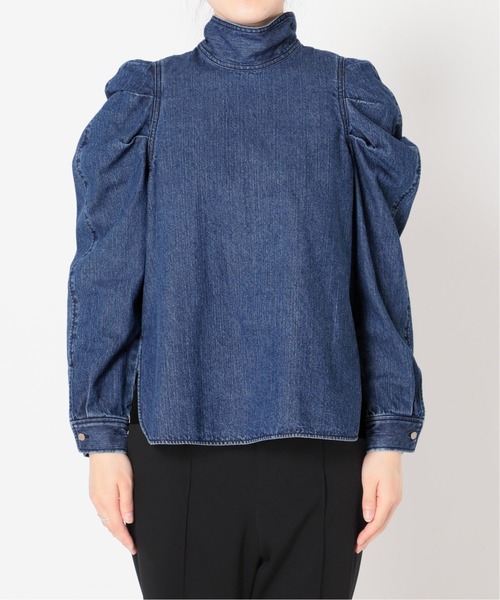 VERMEIL par iena デニムボウタイブラウス
