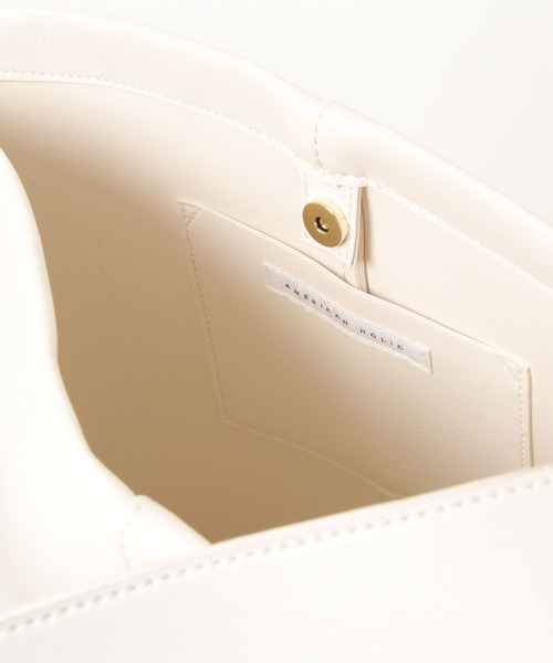 AMERICAN HOLIC（アメリカンホリック）の「ワンショルダー2WAYバッグ（ショルダーバッグ・レディース・ホワイト/ブラック/ブラウン・FREE）」の17枚目の写真