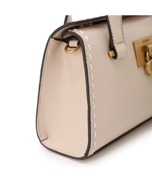 Guess（ゲス）の「STEPHI Mini Satchel（ハンドバッグ・レディース・ブラウン/ライトベージュ・ONE SIZE）」の9枚目の写真