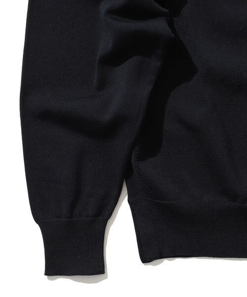 BEAMS LIGHTS（ビームスライツ）の「BEAMS LIGHTS / カラーヘム カーディガン（カーディガン/ボレロ・メンズ・ネイビー/グレー・SMALL/MEDIUM/LARGE）」の4枚目の写真