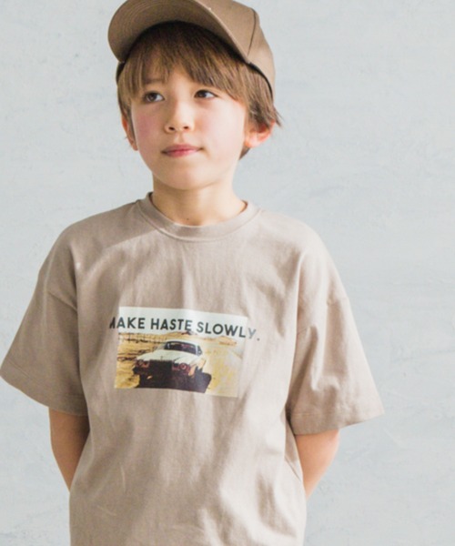 pairmanon（ペアマノン）の「【プレミアムコットン100】【かぞくおそろい】ユニセックスプリント半袖Tシャツ（Tシャツ/カットソー・キッズ・ブルー系その他2/ブラック系その他3/ホワイト系その他3/グレー系その他/グリーン系その他/ホワイト系その他/ブラック系その他2/ブルー系その他/ベージュ系その他/ブラウン系その他2/グリーン系その他3/パープル系その他/ホワイト系その他2/ブラウン系その他/ブラック系その他/ブラウン系その他3/グリーン系その他4/ブラック系その他4/ベージュ系その他2/グリーン系その他2/ブラック系その他6/ベージュ系その他4/グリーン系その他7/グリーン系その他5/ブラック系その他5/ホワイト系その他4/ブルー系その他4/アイボリー/ベージュ系その他7/ベージュ系その他6/モカ/ピンク系その他3/ブラック系その他7/ピンク系その他4/ベージュ系その他3/ベージュ系その他5/グリーン系その他6/ブルー系その他3/イエロー系その他2/ホワイト系その他5・80/150/100/90/130/120/140/110）」の20枚目の写真